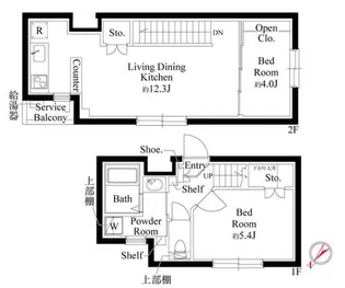 CASA PIAZZA 東池袋の間取り