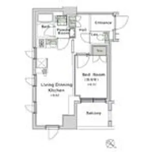 プレイ江古田【4階】の間取り