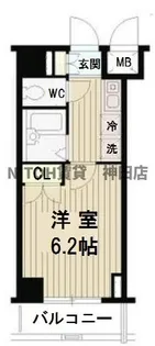 T&G四谷マンション【4階】の間取り