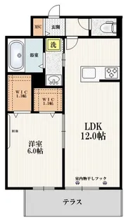 プランヴィラージュ並木【1階】の間取り