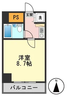 グローリア初穂小岩【8階】の間取り