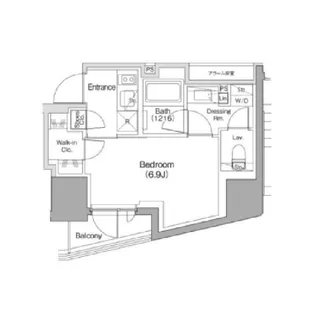 ザ・パークハビオ南大井【14階】の間取り