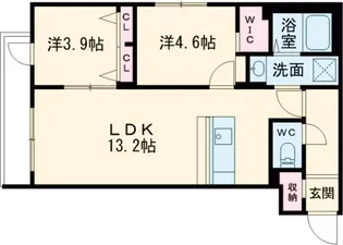 仮)ヴェルデオーロ住吉【1階】の間取り