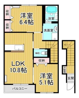 アルページュ【2階】の間取り