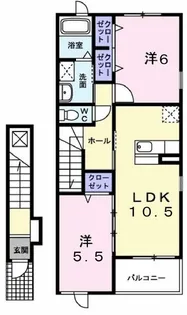 プロムナード【2階】の間取り