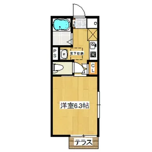 U.URBAN HILLS【1階】の間取り