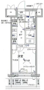 Rising place堀切【5階】の間取り