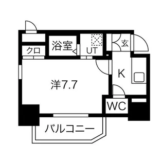 エスプレイス大阪城SOUTH【11階】の間取り