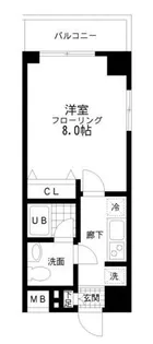 レジディア桜上水【2階】の間取り