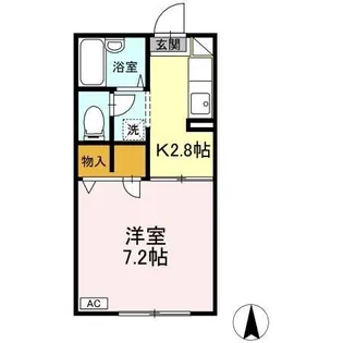 ハイツサンアイ【1階】の間取り