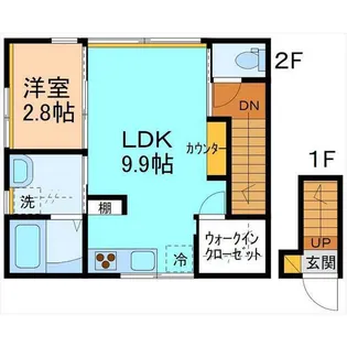 CREA【2階】の間取り