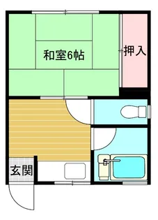 本荘ハイツ【1階】の間取り
