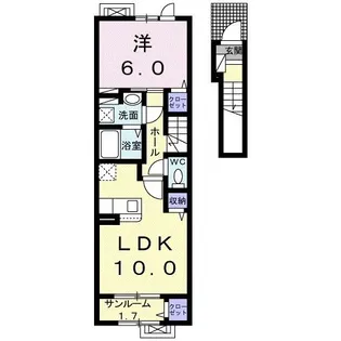 モア・ドミール【2階】の間取り