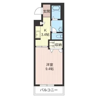 サウスベル【3階】の間取り