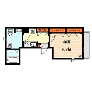 ベル フィオーレ品川【3階】の間取り