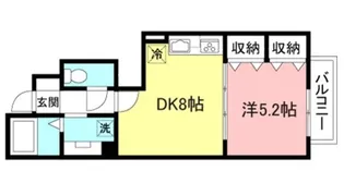 プレステージ大船【1階】の間取り