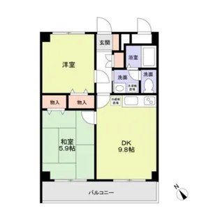 つるやビル【3階】の間取り