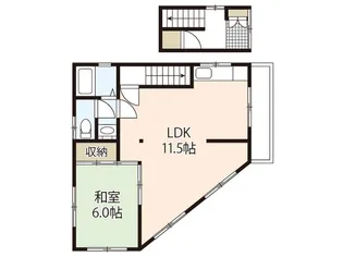 サイドカルペ【1階】の間取り