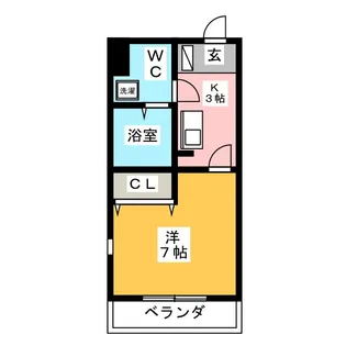Yフラット【2階】の間取り