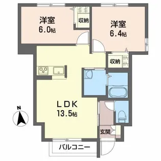 マルモーレi【1階】の間取り