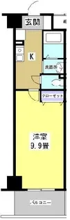 セントラルコート21【6階】の間取り