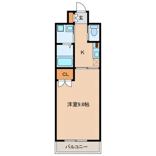 セレーノ新町【2階】の間取り