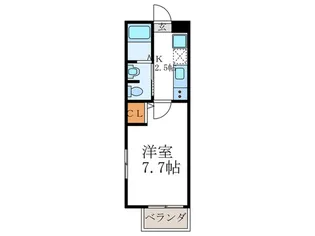 フラッティ大将軍【1階】の間取り