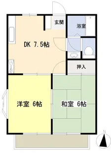 エクセレンス尾崎B棟【2階】の間取り