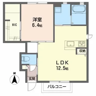 プリムヴェール【2階】の間取り