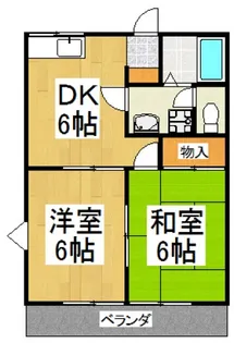 アプリコットプラザII【1階】の間取り