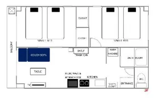 伸建ビル【3階】の間取り