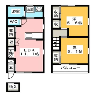 サンシャイン桜パーク【1階】の間取り