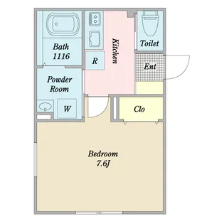 Lien八乙女【1階】の間取り