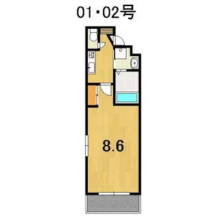 サクシード京都御所西【5階】の間取り