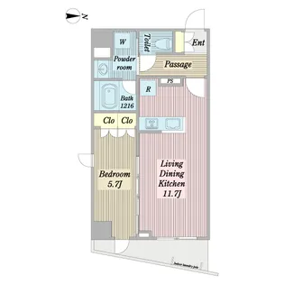 D-Carrara (ディ-カッラーラ)【2階】の間取り