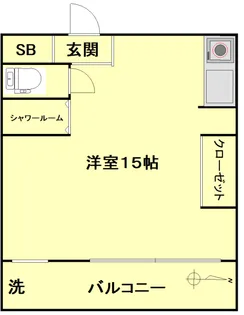 本町マンション【2階】の間取り