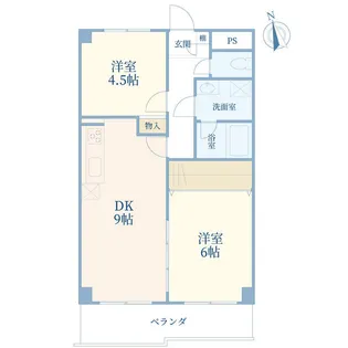 フォーレスト司【4階】の間取り