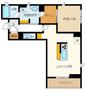 アトリエール【2階】の間取り
