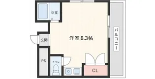 R マンション【3階】の間取り