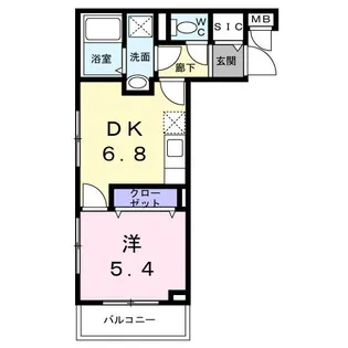 ベラシティ【2階】の間取り
