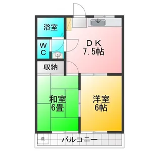 ホワイトシャトル【1階】の間取り