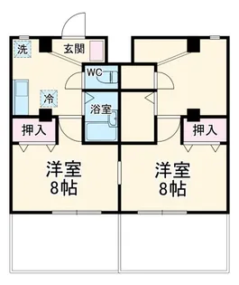 マキビル王子台【6階】の間取り