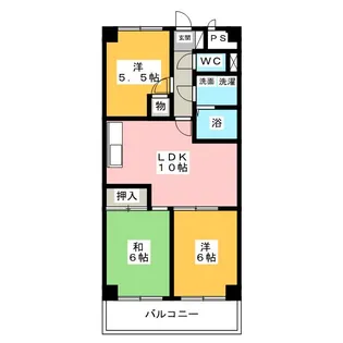 エクセル メゾン【3階】の間取り