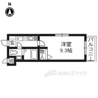 メゾンポジティブ【1階】の間取り