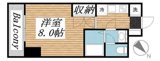 メゾン・ド・ヴィレ日本橋浜町【4階】の間取り