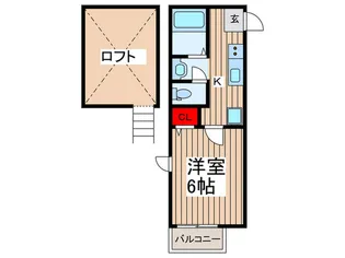 クオーレ朝霞【3階】の間取り