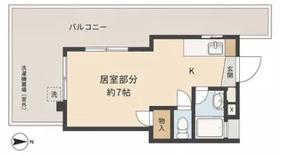 第15通南ビル【3階】の間取り
