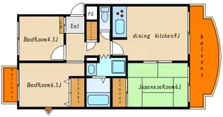 シャトラン高月【3階】の間取り