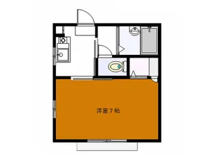 メゾンフレンド【1階】の間取り