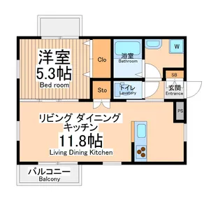 レジーナ【1階】の間取り